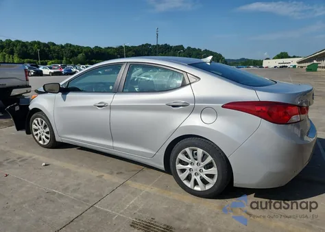 2011 Hyundai Elantra Gls из США, поврежденный, VIN 5NPDH4AEXBH016370